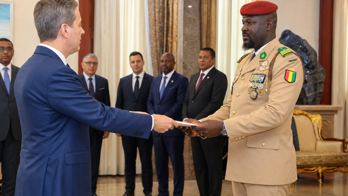 Dix nouveaux ambassadeurs accrédités en Guinée
