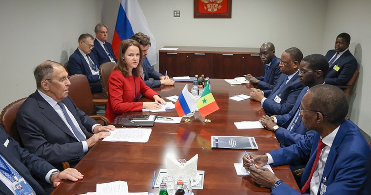 Sergueï Lavrov Bassirou Diomaye Faye